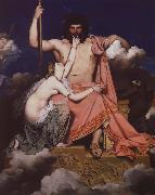 Jean-Auguste-Dominique Ingres jupiter och thetis oil painting